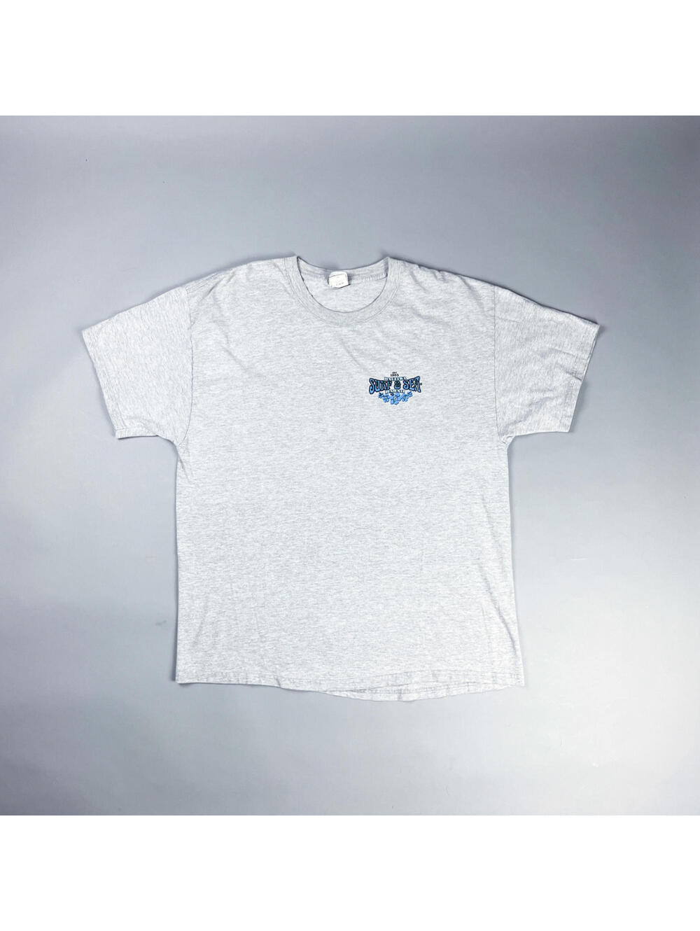 Vintage Surf T-Shirt | 90's Light Grey North Shore Pipeline Graphic T-Shirt